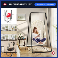A-Shaped Sensory Swing with Stand - Heavy-Duty 600lbs Capacity, Indoor/Outdoor P