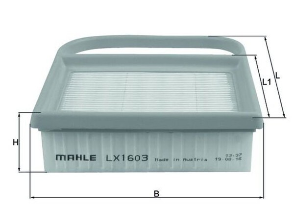 Knecht Luftfilter LX 1603 Filtereinsatz-image