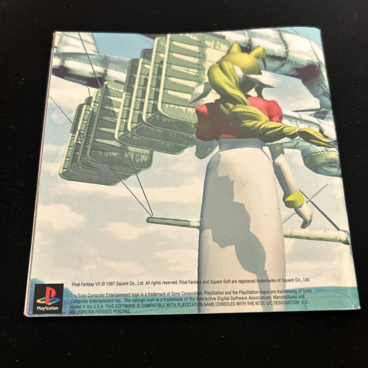 Final Fantasy VII 7 FFVII FF7 FF Playstation One PS1 Instruction