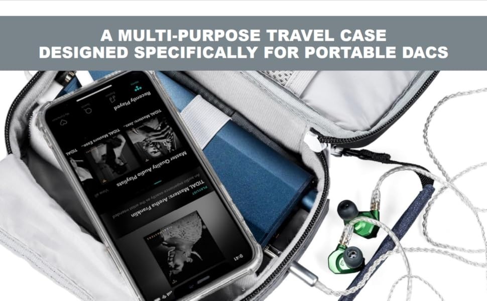 iFi iTraveler DAC, Portable DAP, Headphones, Phone, Accessories Carry Case NEW