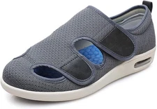 Diabetic Men's Air Cushion Comfy Sandals  Lightweight Shoes for Swollen Feet