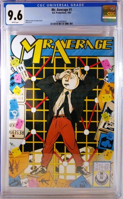 #ad 🟡💥 CGC 9.6 NM MR. AVERAGE #1 🔑 THE SIMPSONS 1st comic book appearance 1992 $390.00
