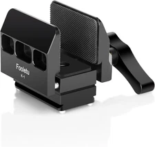 Fooletu Shooting Saddle Clamp Tripod Rifle Clamp with Quick Release Plates Rail