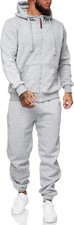 Sweatsuits for Men 2 Piece Men's Jogging Tracksuit Set Medium, Light Gray