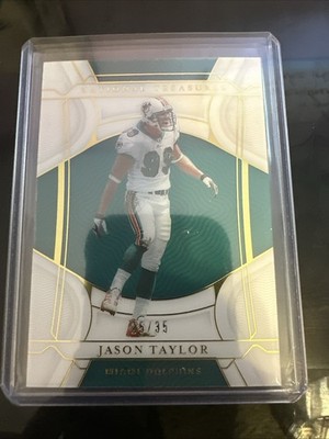2021 Panini National Treasures Gold 25/35 Jason Taylor #50   