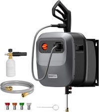 Giraffe Tools 1900 PSI Electric Pressure Washer Power Washer Hose Reel 65 Feet