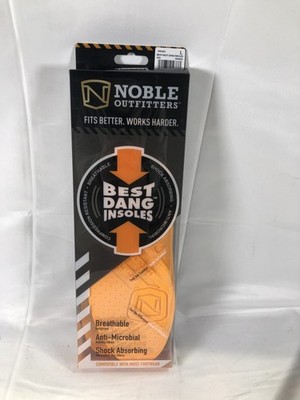 Noble Outfitters Best Dang Insoles L Men's Shock Absorbing Breathable Anti