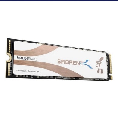 Sabrent 4TB Rocket Q4 NVMe PCIe 4.0 M.2 2280 Internal SSD R/W 4900/3500 MB/s