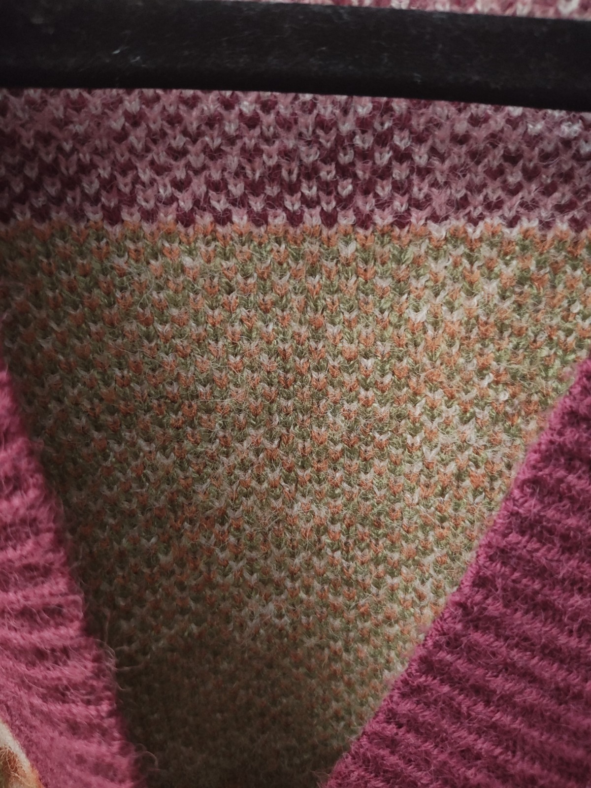 Debut Multi Patterned Plum Button Cardigan Size S - image 9