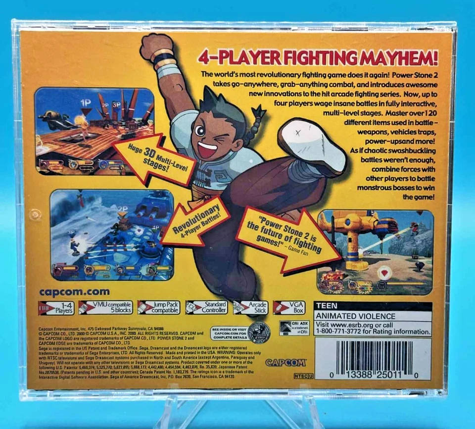 Power Stone 2 (Sega Dreamcast, 2000) CIB - Image 4 of 4