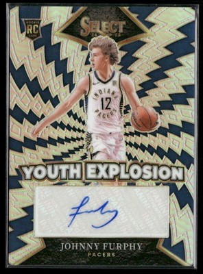 2024-25 Panini Select #YE-FUR Johnny Furphy Youth Explosion Signatures