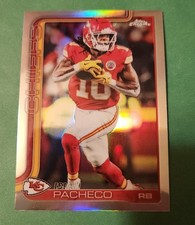 2025 Topps Chrome Isiah Pacheco #149 Refractor Chiefs
