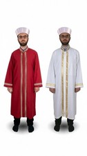 New Men's Bisht Cloak Arab Dress Thobe Islam Robe for Imam, Eid  Wedding