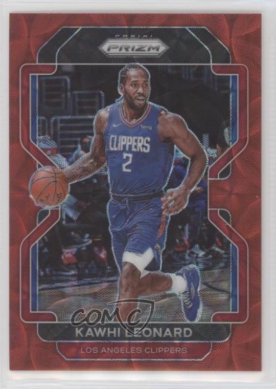 2021-22 Panini Prizm Choice Red Prizm 19/88 Kawhi Leonard #71 04br