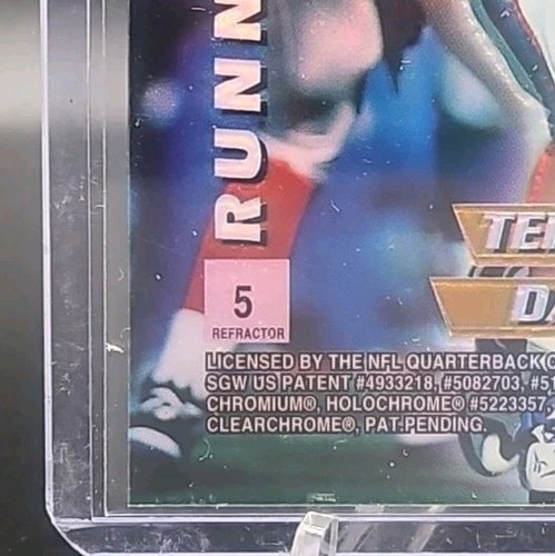 1996 Bowman's Best Mirror Image Sanders, Owens, Thomas, Salaam Refractorš„RAREš„ - Picture 5 of 7