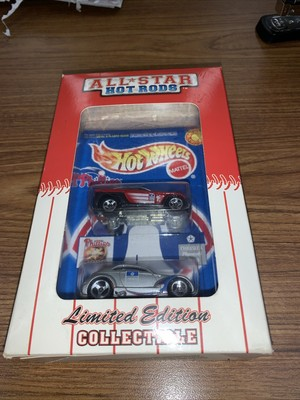 #ad #ad Hot Wheels All Star Hot Rods 2003 Phillies 2 car boxed set amp; protecto pak. $10.00