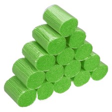 15 Rolls Latch Hook Yarn, 3mm Green Latch Hook Kit Yarn Precut Hook Rugs Making