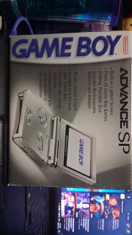 Nintendo Game Boy Advance SP Handheld System - Silver