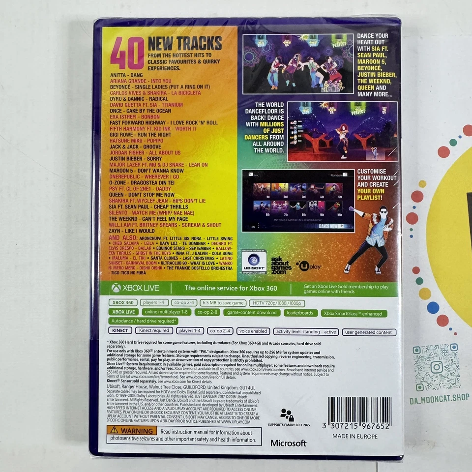 Just Dance 2017 Xbox 360 UK PAL Video Game Microsoft Kinect Required NEW SEALED - Image 2 of 4