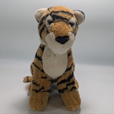 Vintage Dakin Orange Black Tiger Plush Stuffed Animal - 1987