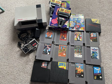 Nintendo Nes Console with 14 games, game genie, Zelda 2:link, mario 3