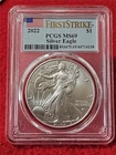 2022 American Silver Eagle ASE DOLLAR  PCGS MS 69 FIRST STRIKE            #T2376