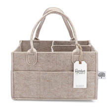 Parker Baby Diaper Caddy - Nursery Storage Bin and Car Organizer for Diapers and