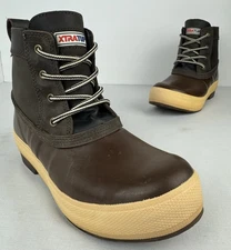 XTRATUF Legacy Lace Women’s 7 EU 38 Duck Boots Waterproof Brown Leather Ankle