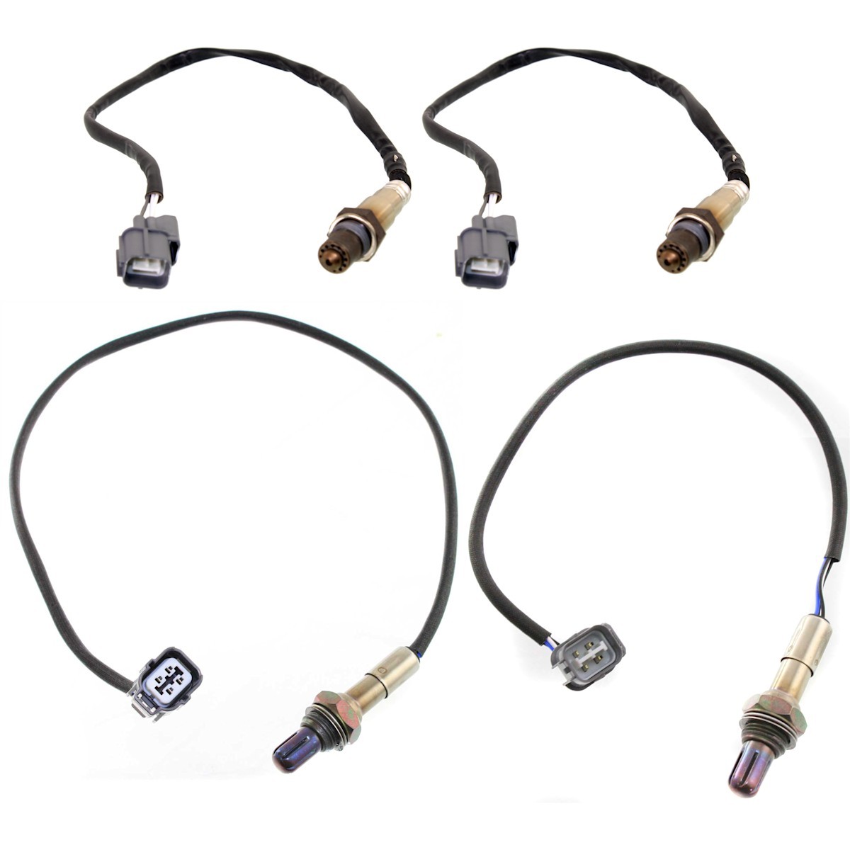 O2 Oxygen Sensors Set of 4 Front & Rear DOWNSTREAM for Acura NSX 1995-1999