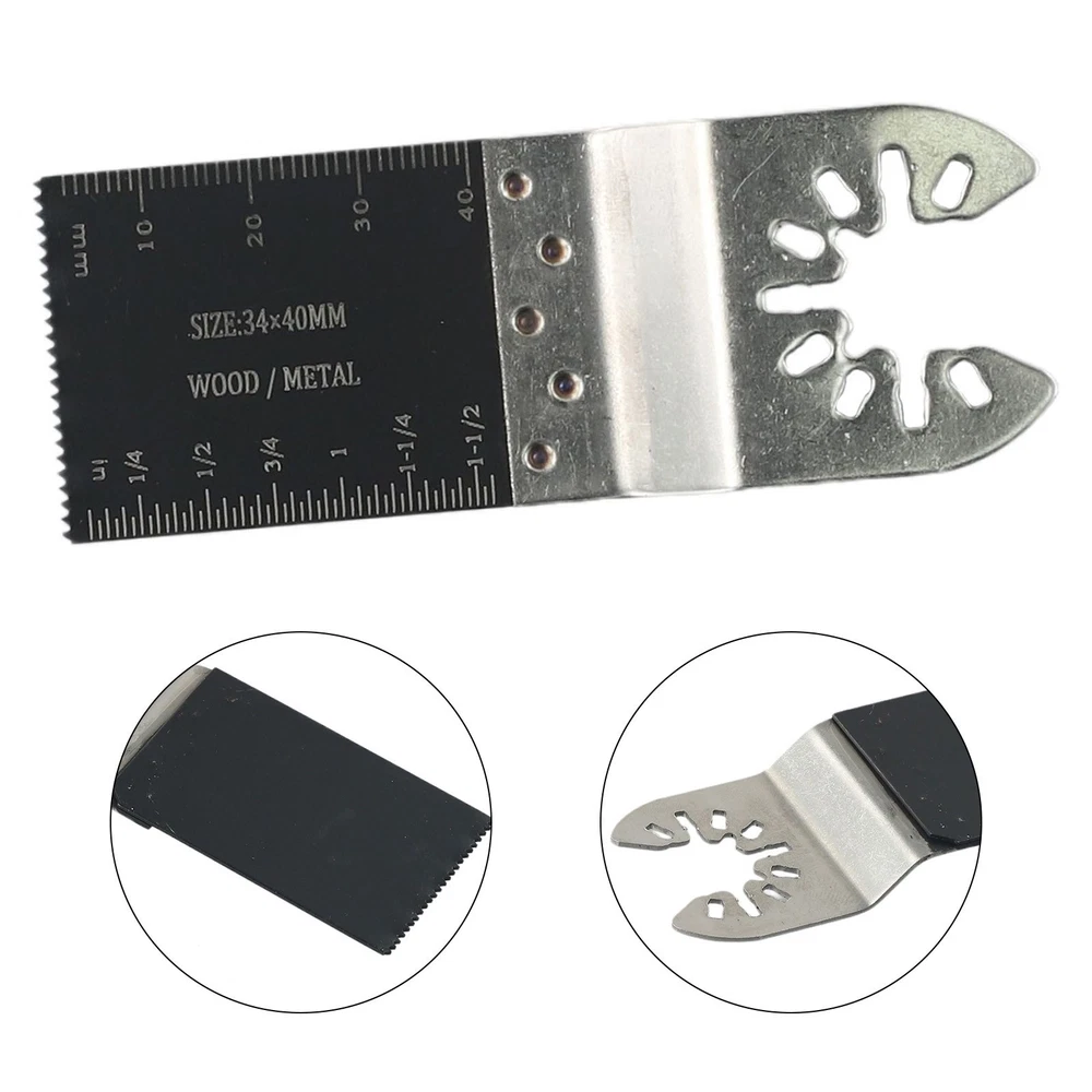 Bi-Metal Oscillating Saw Blade 89x34mm for Metal Wood Garden Cutting