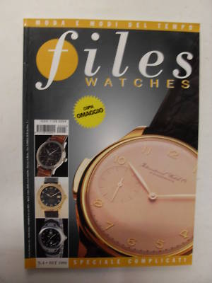 FASHION AND MODES OF TIME - FILES WATCHES - ED . 1999 