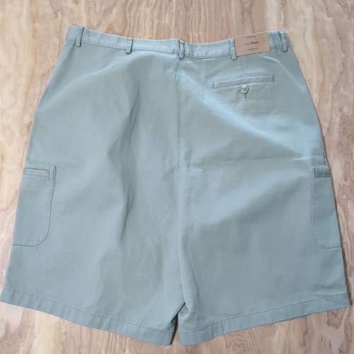 L.L. Bean Cargo Shorts Women's 20 Pale Green 39x9 Pockets Adjustable Waist - Picture 8 of 10