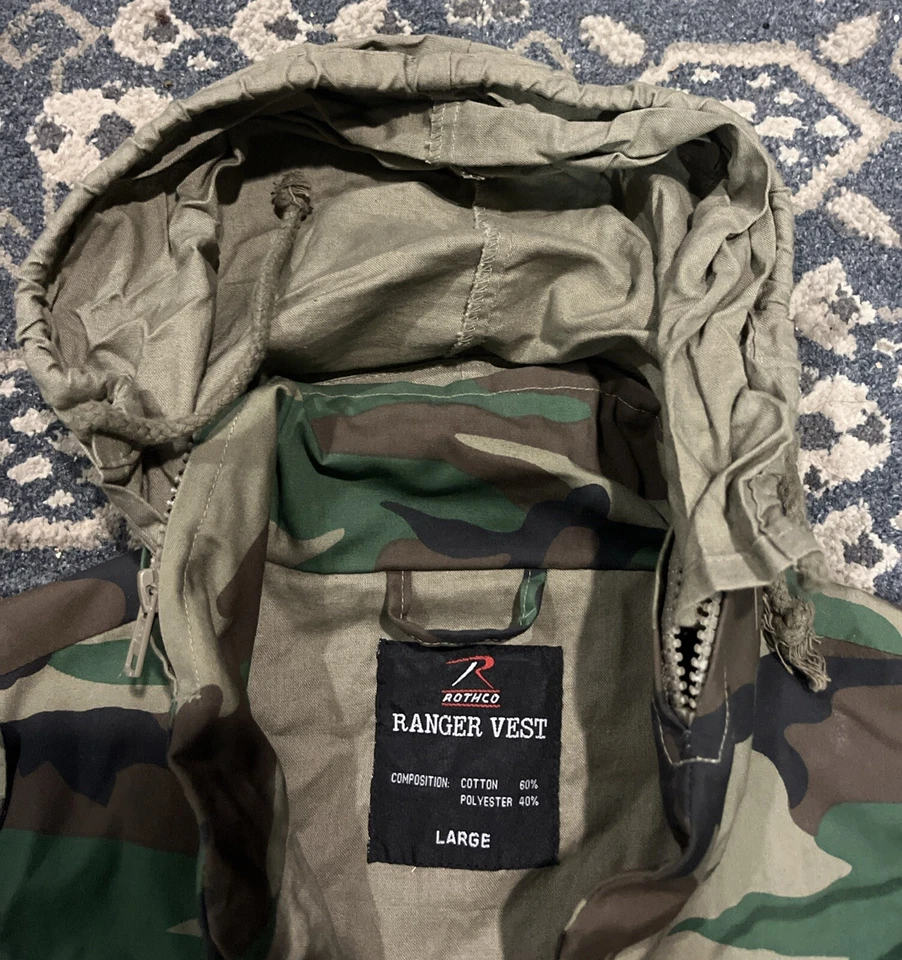 Lot of 2 Game Winner Sportswear Hunting Vest  Mesh Rothco Cammo Tactical Pockets - Image 2 of 4