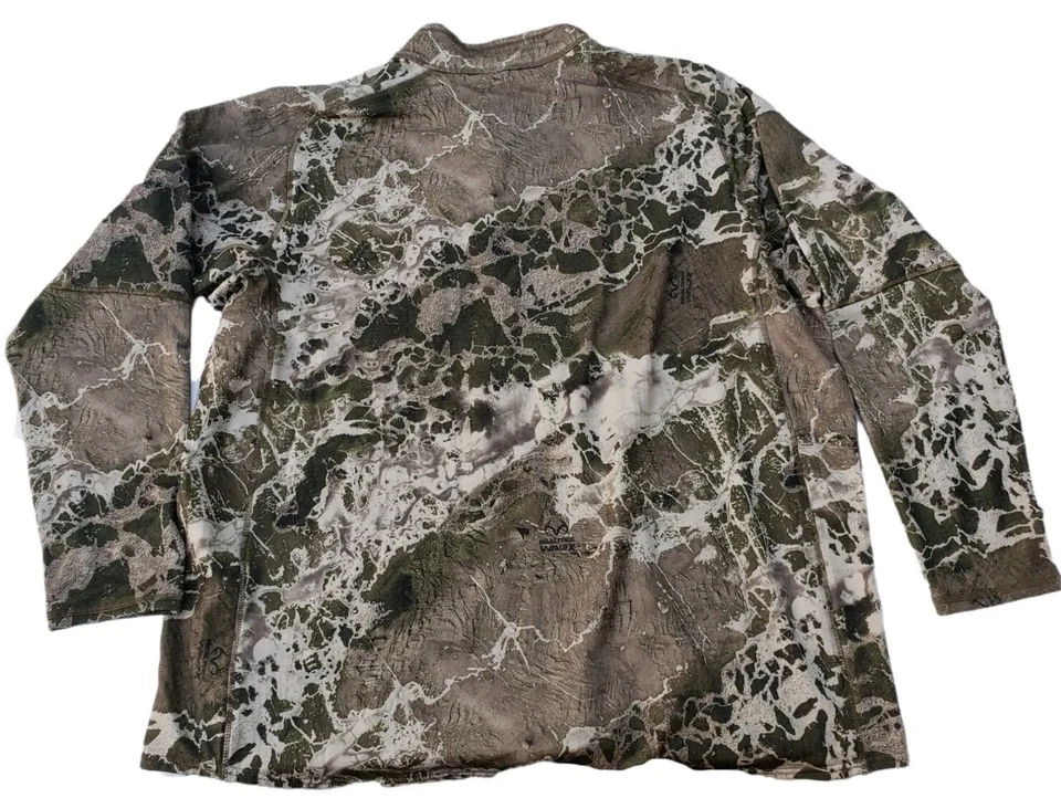 Realtree Scent Control, WAV3X Men's 1/4 zip, Microban Long Sleeve pullover 2XL - Image 3 of 4