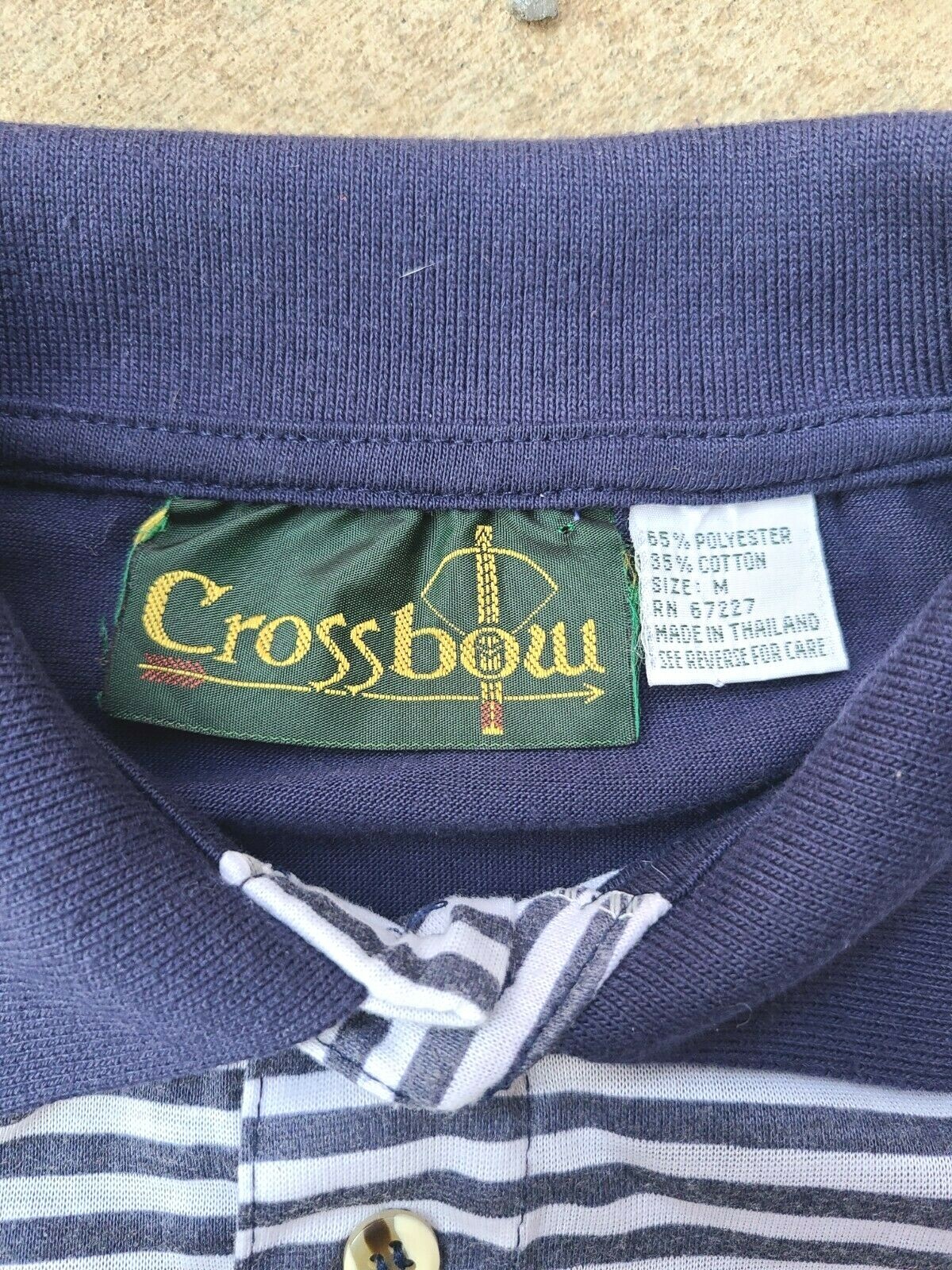 VTG. 80's Polo Pullover Color Block Pattern Block… - image 2