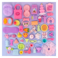 Random Accessories 35x Skirt Collar Food Bag for LPS Pets Dog Cat lps Collection