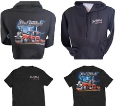 Big Rig Trucks BRT 'Bad Attitude' Graphic Trucker T-Shirt & Hoodie