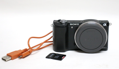 Sony Alpha a5000 20.1MP ILCE 5000 Mirrorless Digital Camera Body w/64gb SDcard