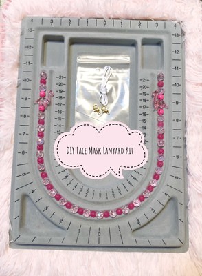 Kids Face Mask Lanyard Beads DIY Kit Home School Activity ...