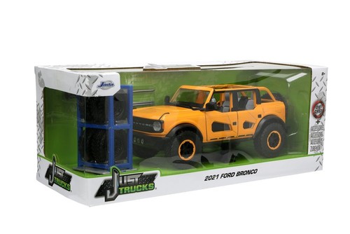 2021 FORD BRONCO WITH EXTRA WHEELS 1/24 scale DIECAST CAR JADA TOYS 34025 - 第 2/10 張圖片