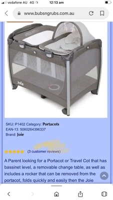 gumtree baby bjorn travel cot