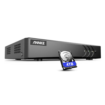 ANNKE 8CH 5MP Lite Überwachungskamera AI Bewegungsmelder DVR E-Mail Alarm H.265+