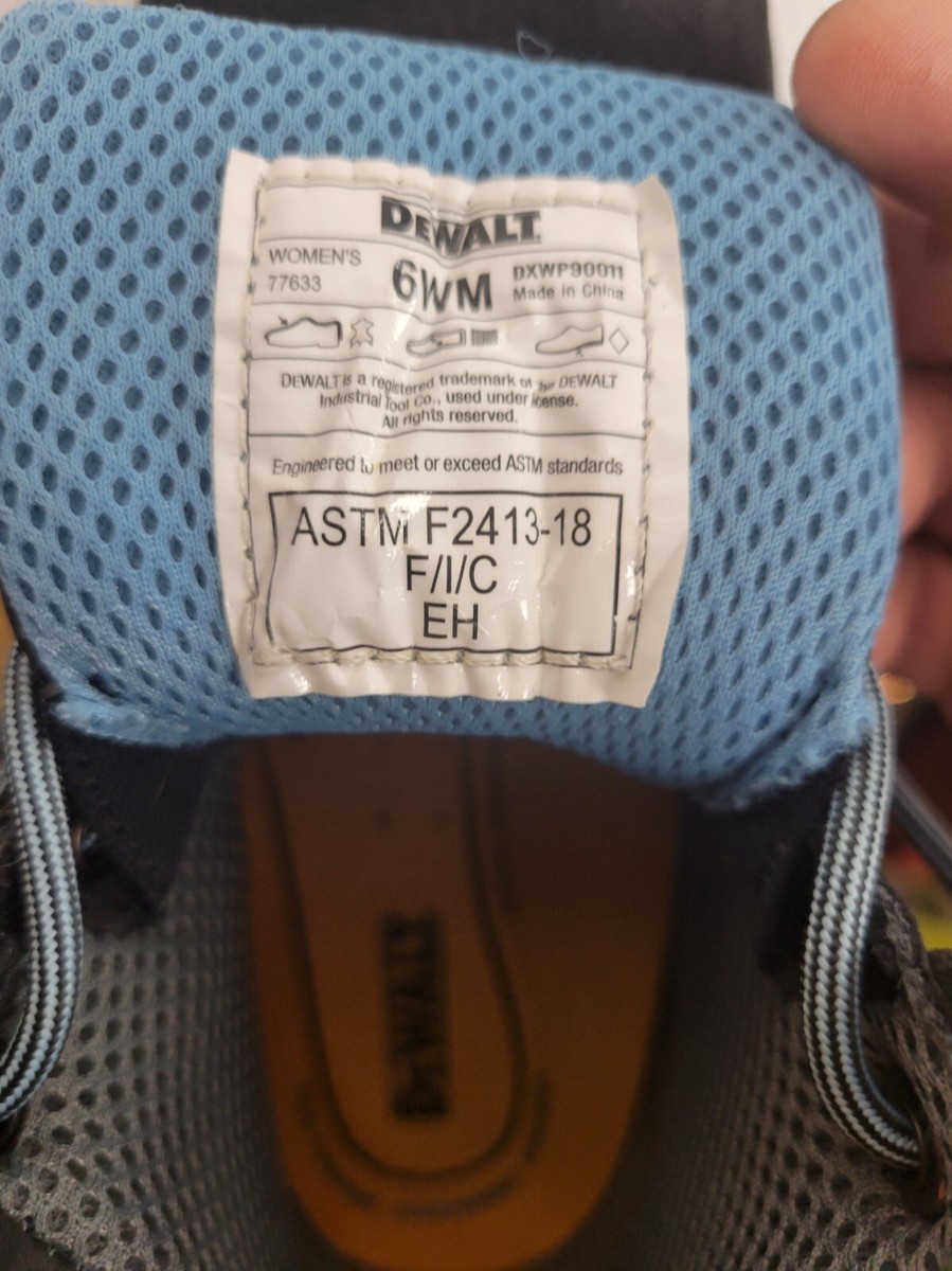 DeWalt Plasma Steel Safety Toe Leather Work Boot Women’s 6 WM View 3