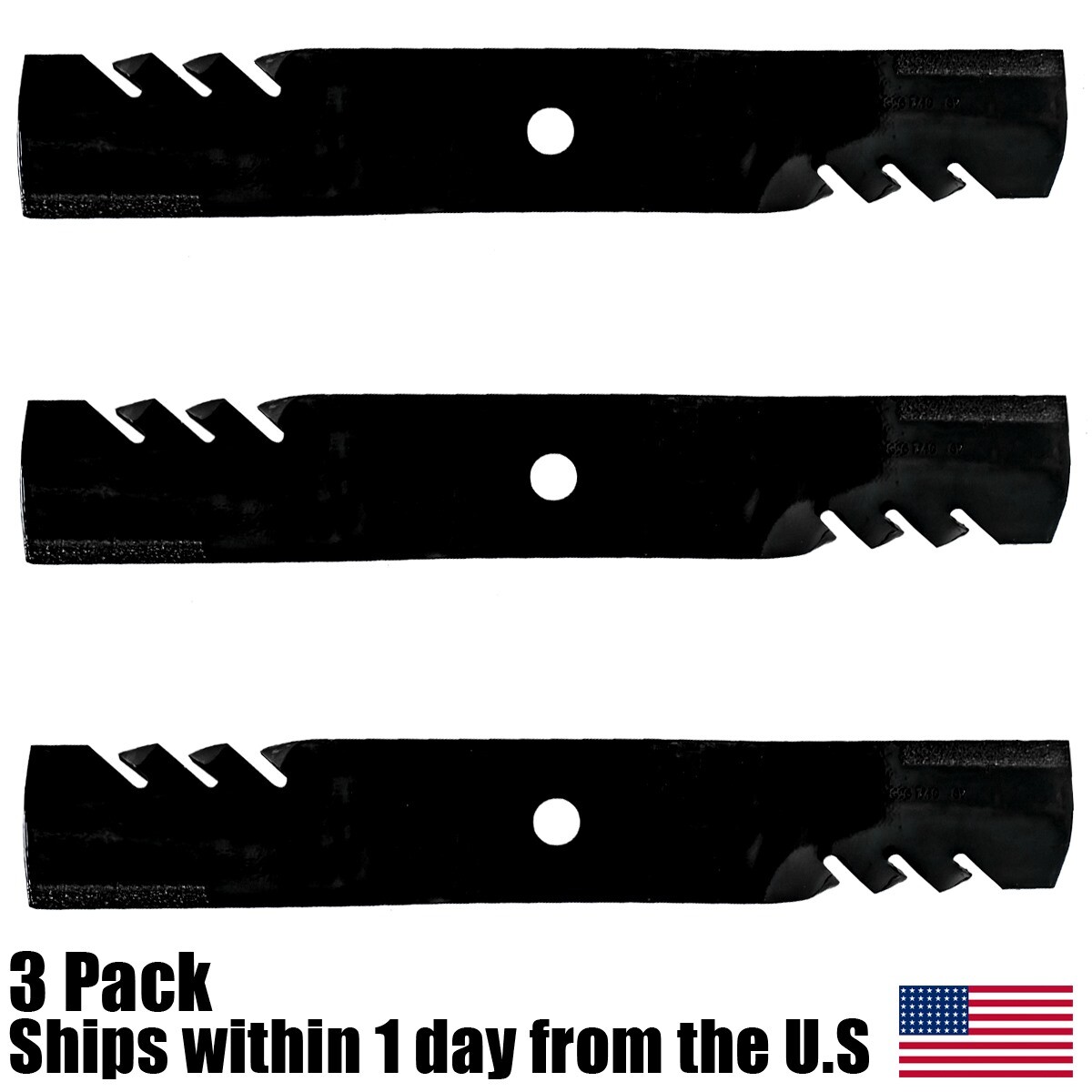 3PK Oregon G6 Gator Blade for Kubota K523192340 K561734330 K5617