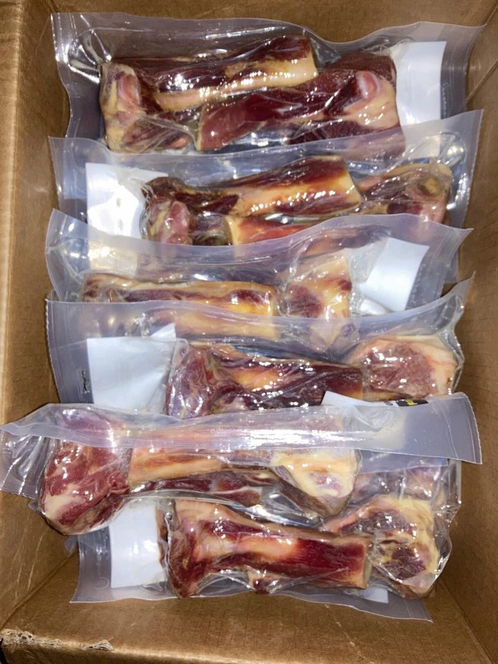 MUNCH N CRUNCH Serrano Ham Bone Dog Bones Treats x 6, 3 x twin pack