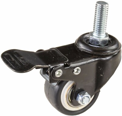 4Stück Lenkrollen + Bremse Räder 45kg Laufrollen Durchmesser 40mm Bolzen J W1624