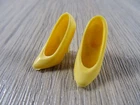 Vintage Fashion for Barbie & the Rockers Doll Soft Yellow Pumps As Pictured (18039)