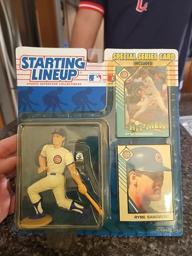 1993 Starting Lineup MLB Baseball Ryne Sandberg Chicago Cubs SLU Action Figure