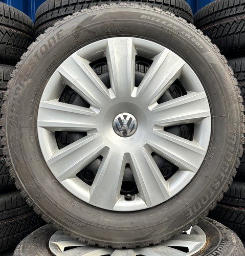 4 Orig VW Winterräder Stahl 205/60 R16 96H Sharan 7N 7N0601027A 1638 - Bild 2 von 3