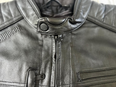 Harley Davidson Mens Donoghue Reflective Waterproof Leather Harley Davidson Mens Donoghue Reflective Waterproof Leather